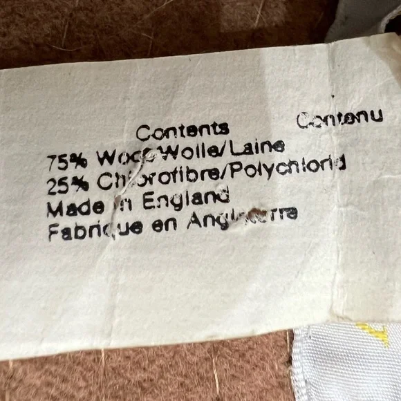 Vintage Aquascutum London classic preppy tan wool blend Kangol Adela bucket hat - Picture 9 of 15